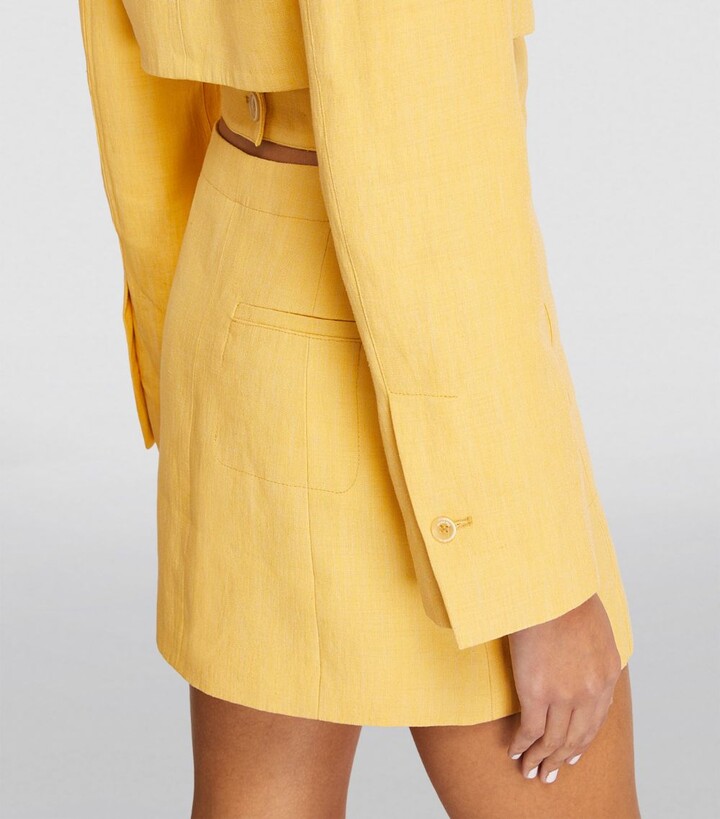 Jacquemus La Robe Bari Cut-Out Blazer Mini Dress - 4