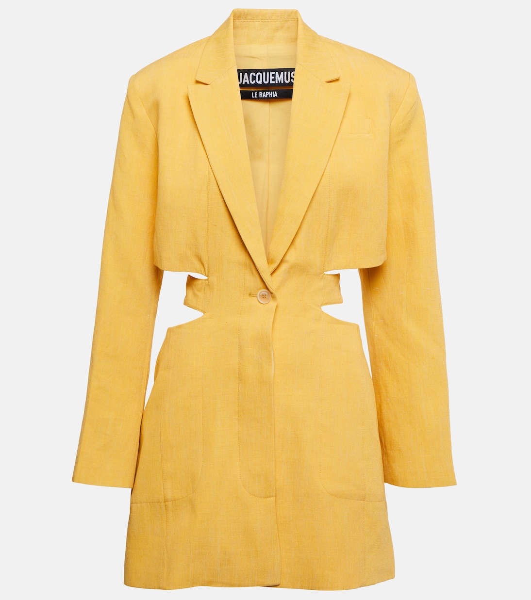 Jacquemus La Robe Bari Cut-Out Blazer Mini Dress - 4